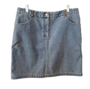Ellie Tahari Jean light blue jean Skirt